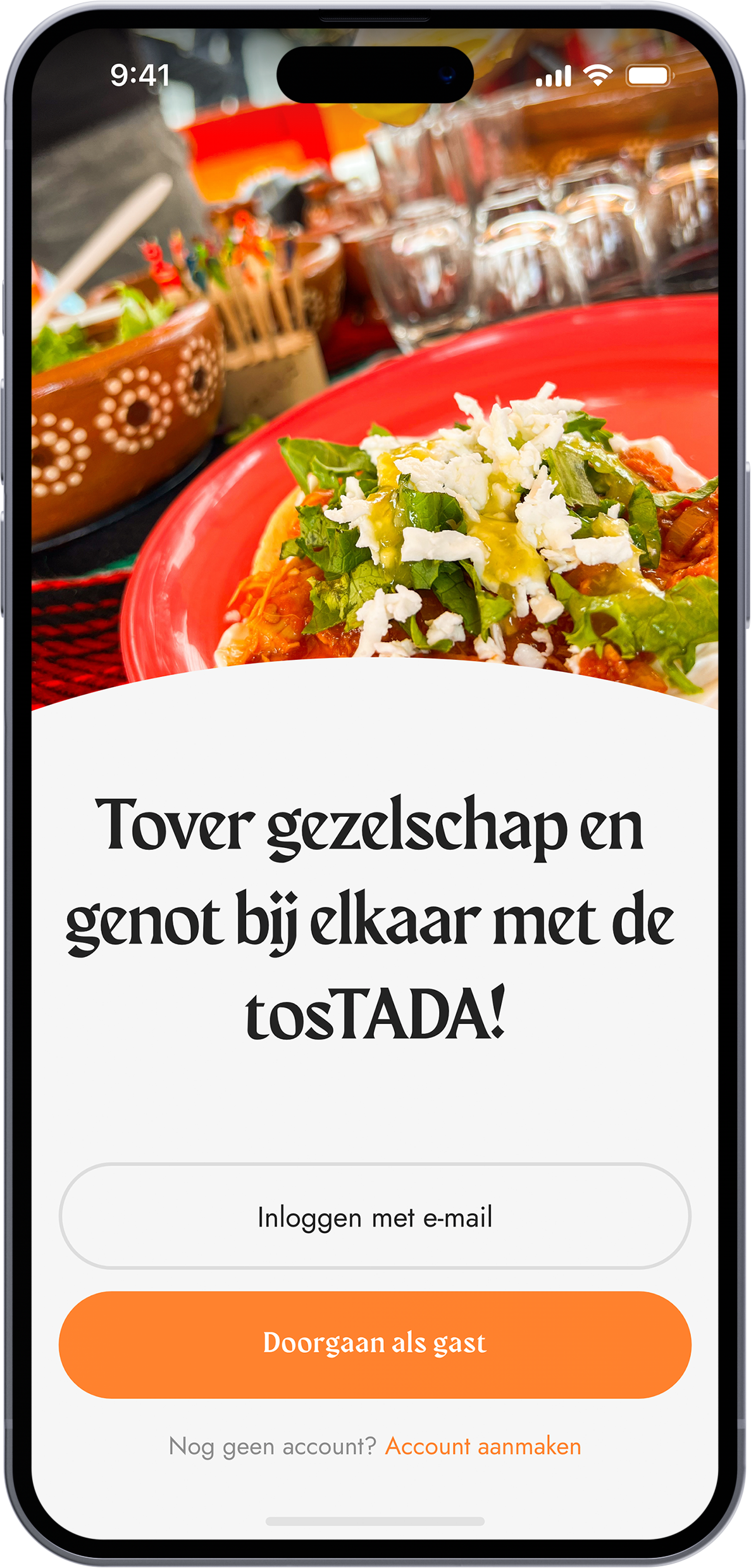 TosTada! mockup